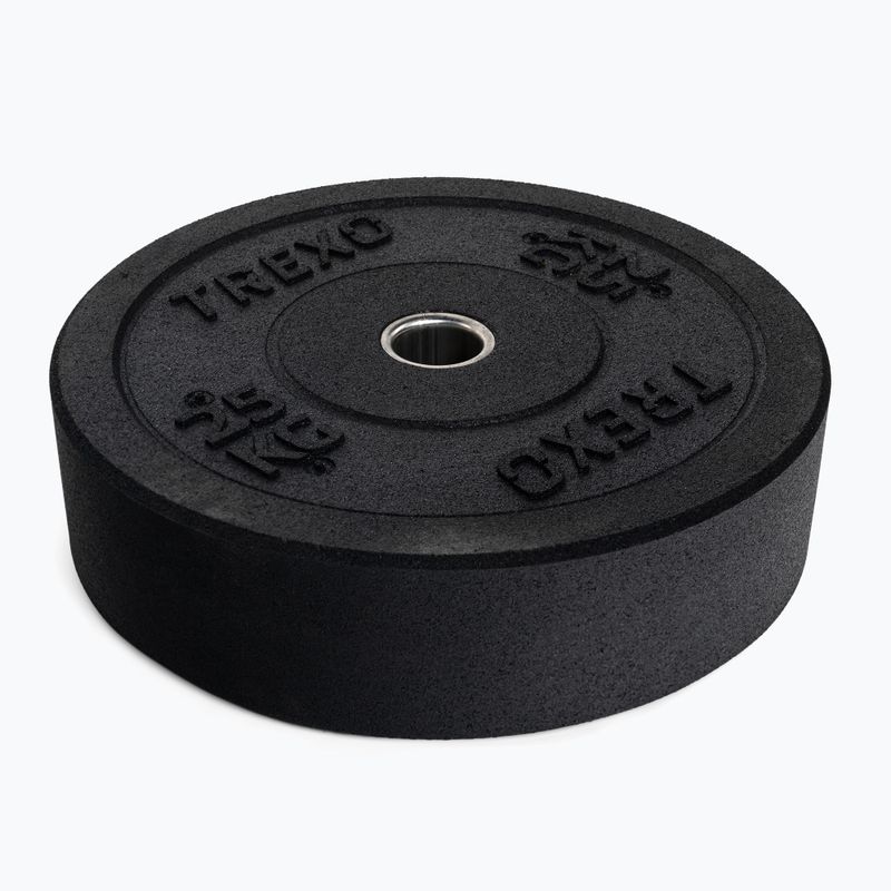 Olympijské závaží bumperXTREXO TRX-BMP025 25 kg černé