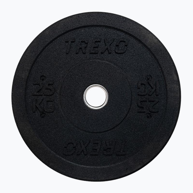 Olympijské závaží bumperXTREXO TRX-BMP025 25 kg černé 3