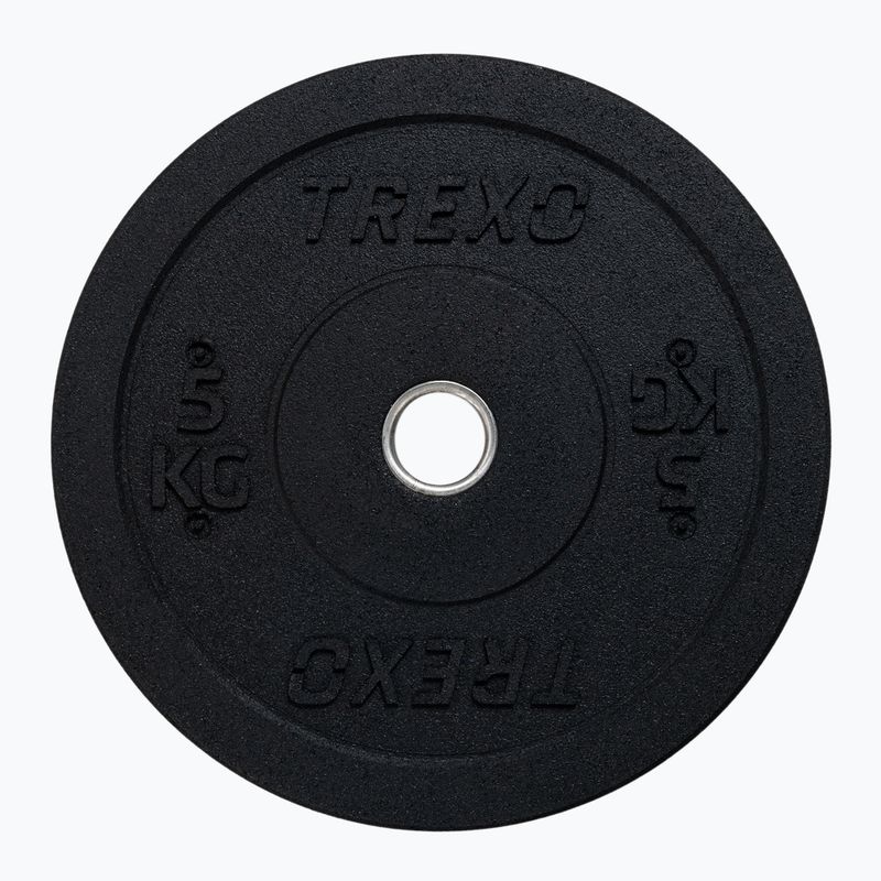 Olympijské závaží bumper TREXO TRX-BMP005 5 kg černé 9