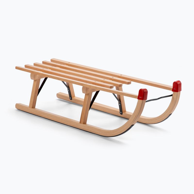 Dřevěné sáňky HUMBAKA Davos hnědé DTL 50090