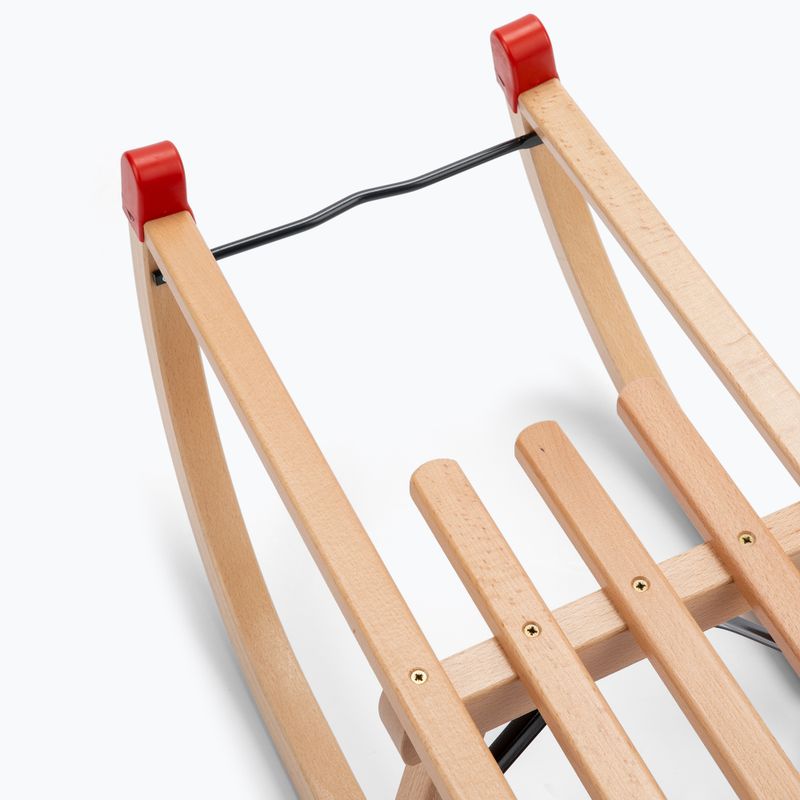 Dřevěné sáňky HUMBAKA Davos hnědé DTL 50090 5