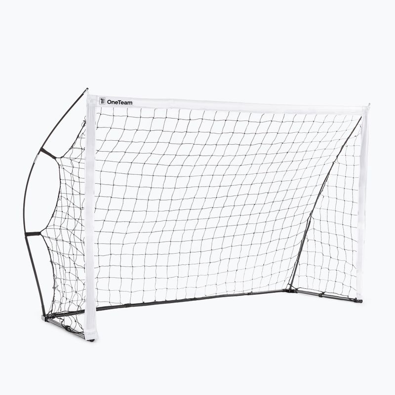 Fotbalová branka OneTeam Flex 240 x 150 cm bílá OT-SNG2415