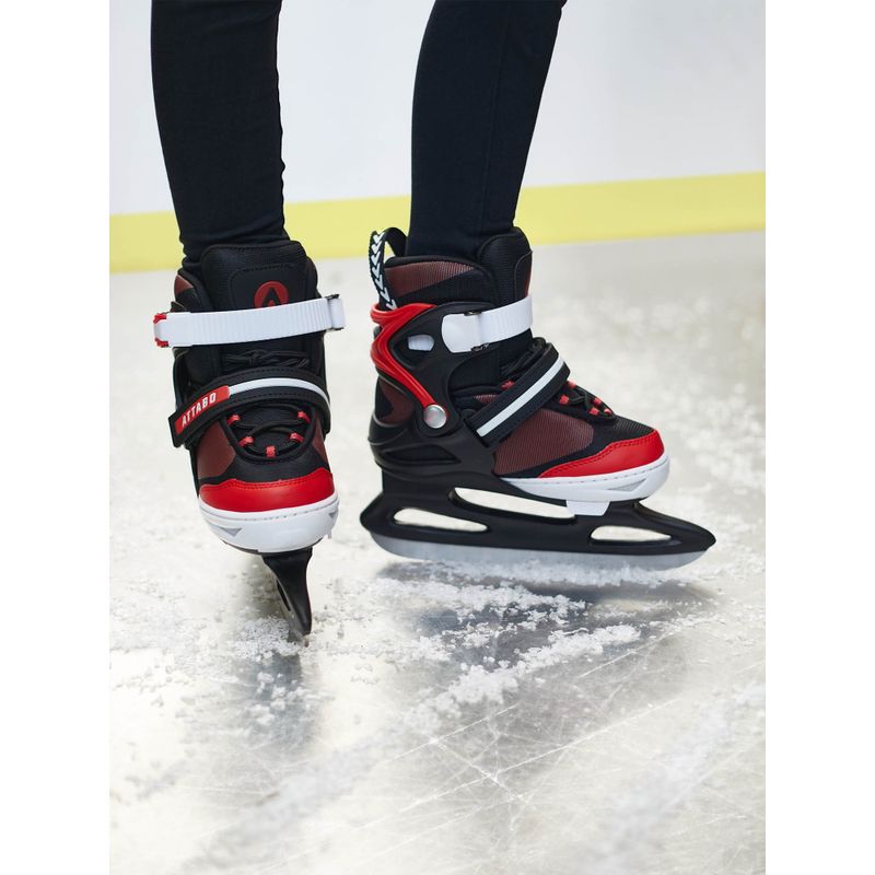 Dětské brusle ATTABO ICEBLADE 01 černé/červené 11