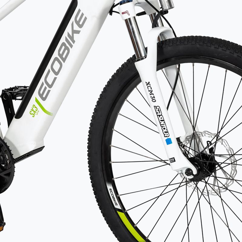 Elektrokolo EcoBike SX 3/17,5Ah LG bílé 1010401 5