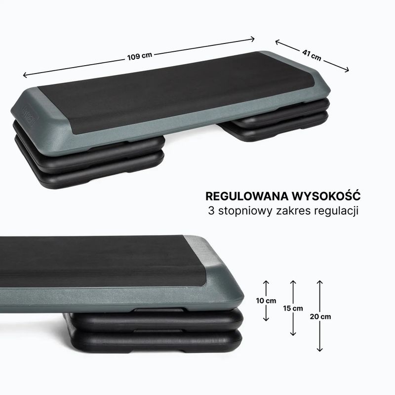 TREXO Aerobic Stepper AS01 šedý 3