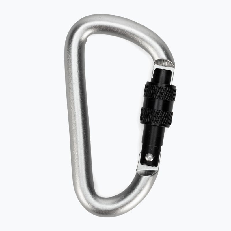 Salewa D-Shape Carbiner se šroubem šedá 00-0000034102 2