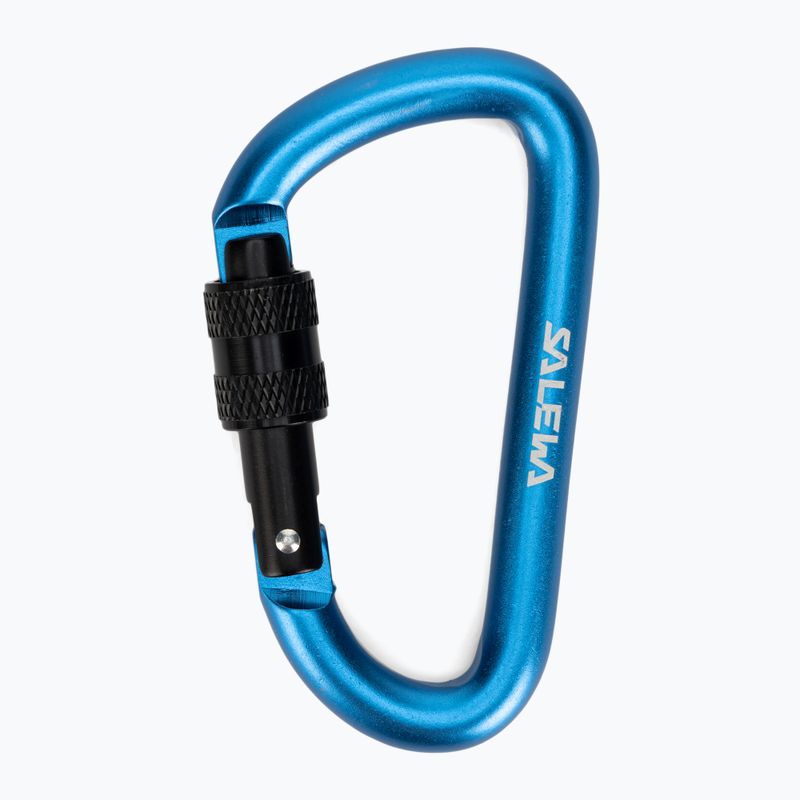 Salewa D-Shape Carbiner se šroubem modrá 00-0000034102