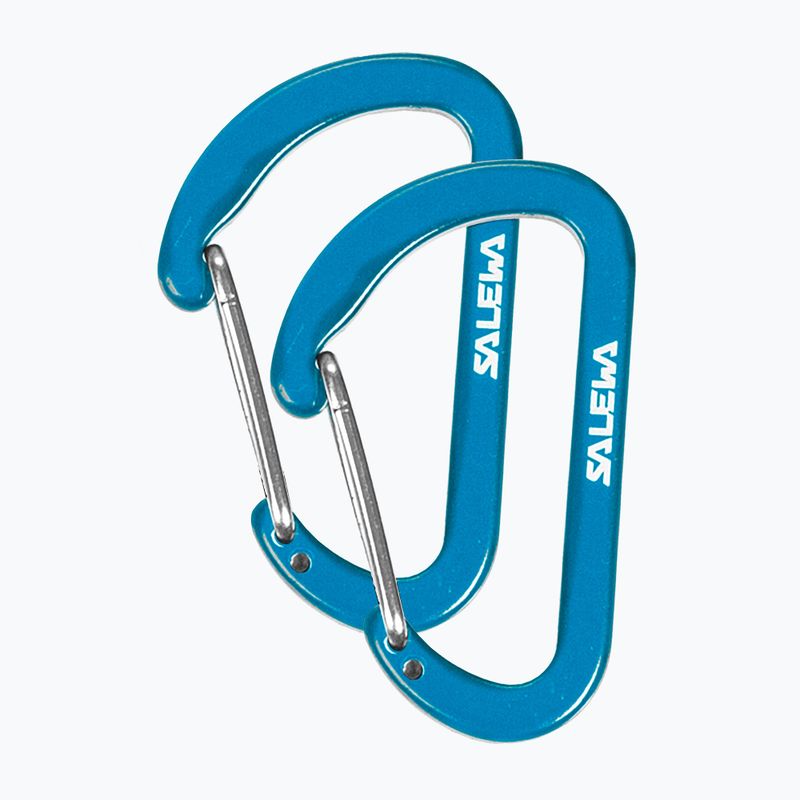 Salewa Ploché karabiny Wiregate 2 ks modré 00-0000034103