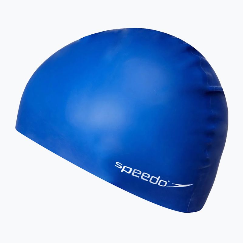 Speedo Plain Flat Silicone dětská plavecká čepice modrá 8-709931959 3