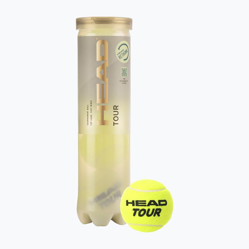 Tenisové míče HEAD Tour 4 ks.