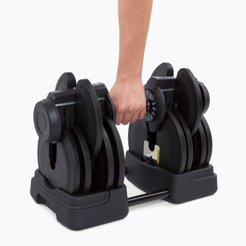 Činka 2 v 1 XTREXO TRX-ABD40 1-40 kg černá/oranžová 8