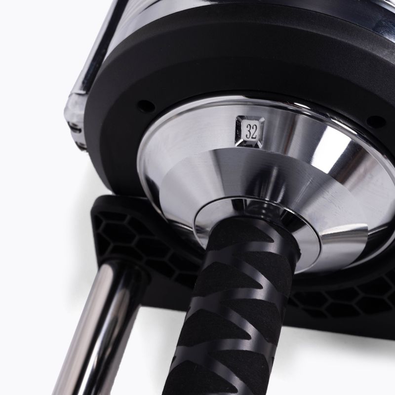 Nastavitelná činka XTREXO TRX-AD32C 3-32 kg srestříbrná 11