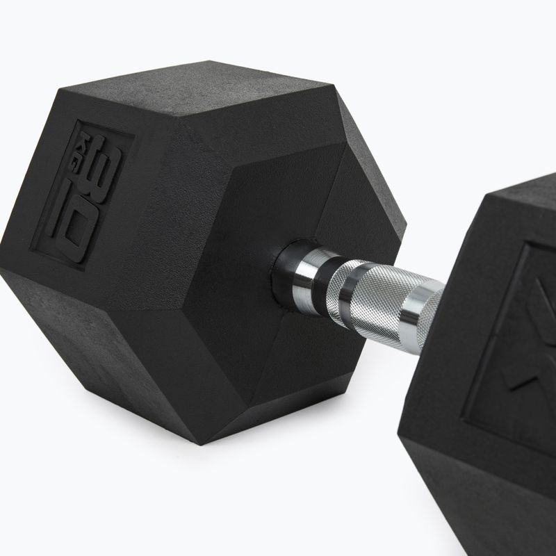 Činka pogumovaná  XTREXO Hex 30 kg 8
