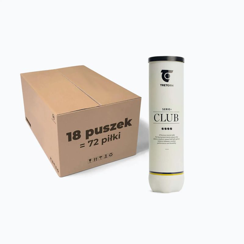 Tenisové míčky Tretorn Serie+ Club 18 x 4ks.