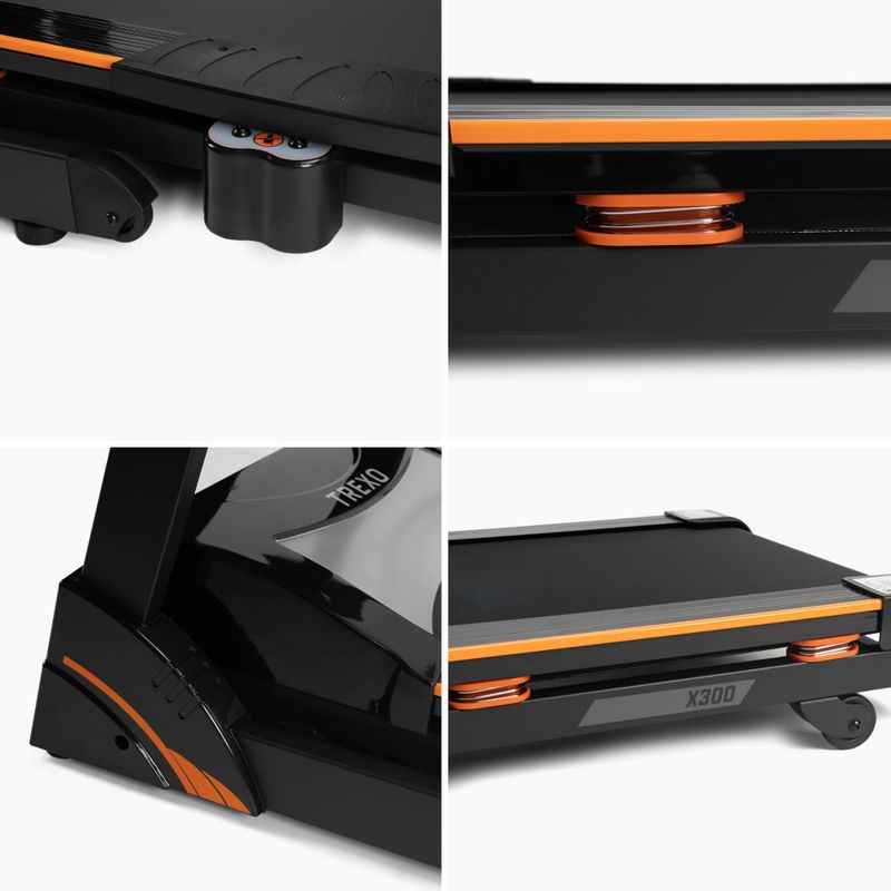 Běžecký pás elektrický  XTREXO X300 černý 15