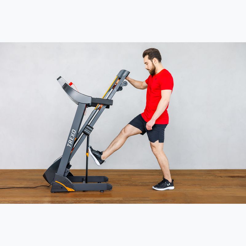 Běžecký pás elektrický  XTREXO X300 černý 19