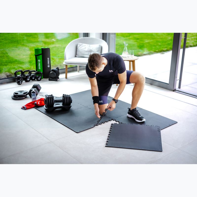 Ochranná podložka XTREXO Puzzle 6 částí černá 4