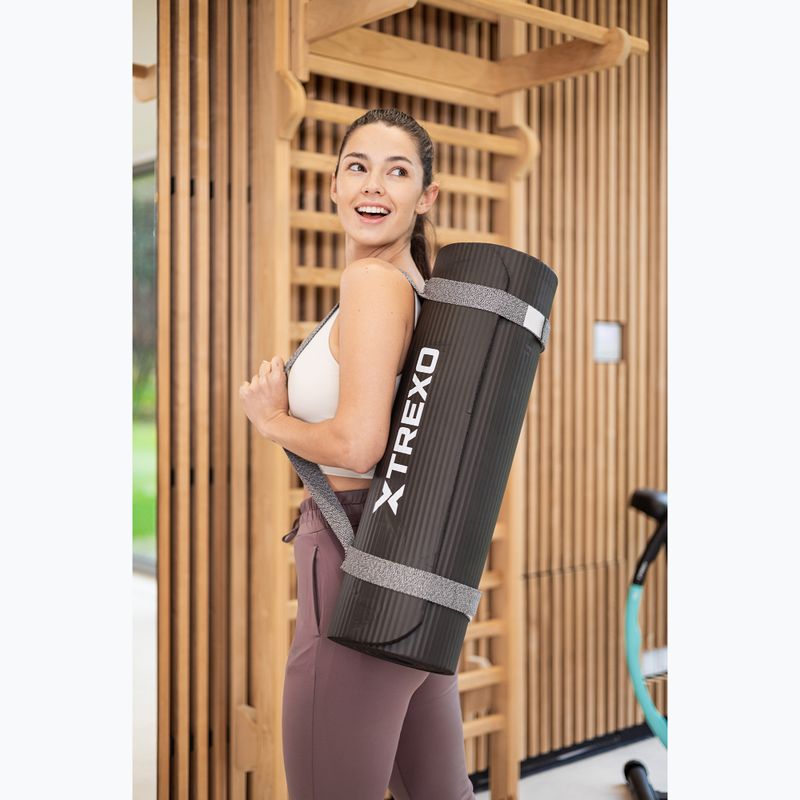 Podložka na cvičení XTREXO NBR 15 mm black 3