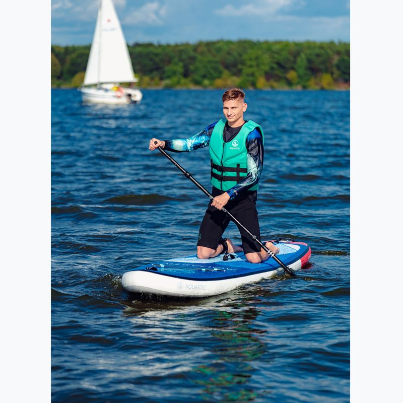 Paddleboard  SUP AQUASTIC Touring Pro 14’0" modrý 4