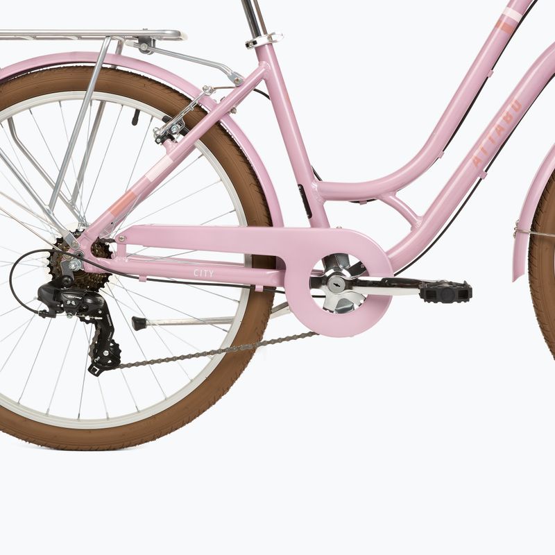 Junior městské kolo ATTABO CITY 26" pink 5
