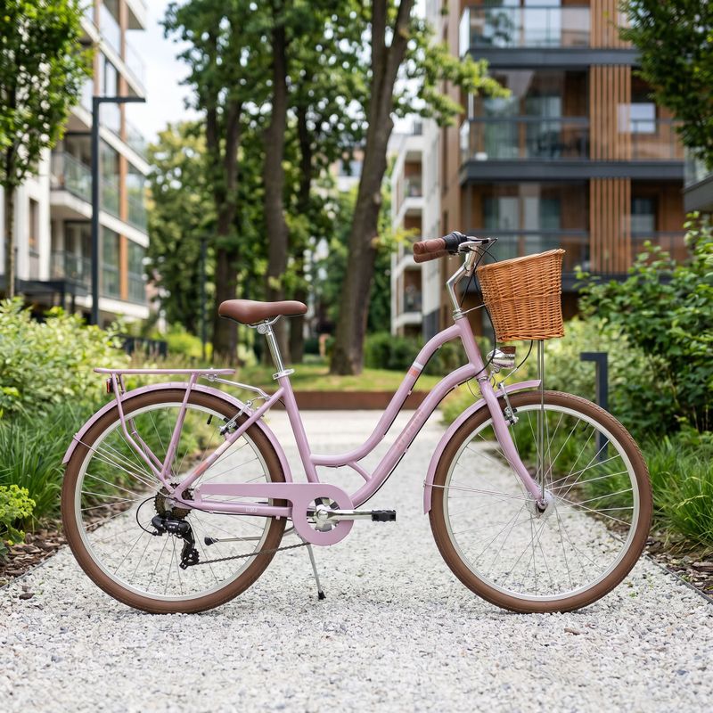 Junior městské kolo ATTABO CITY 26" pink 3