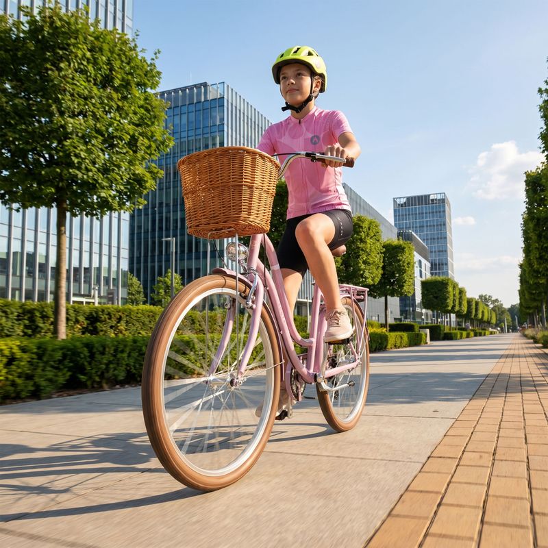 Junior městské kolo ATTABO CITY 26" pink 4