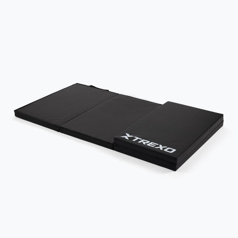 Skládací gymnastická matrace TREXO black 3