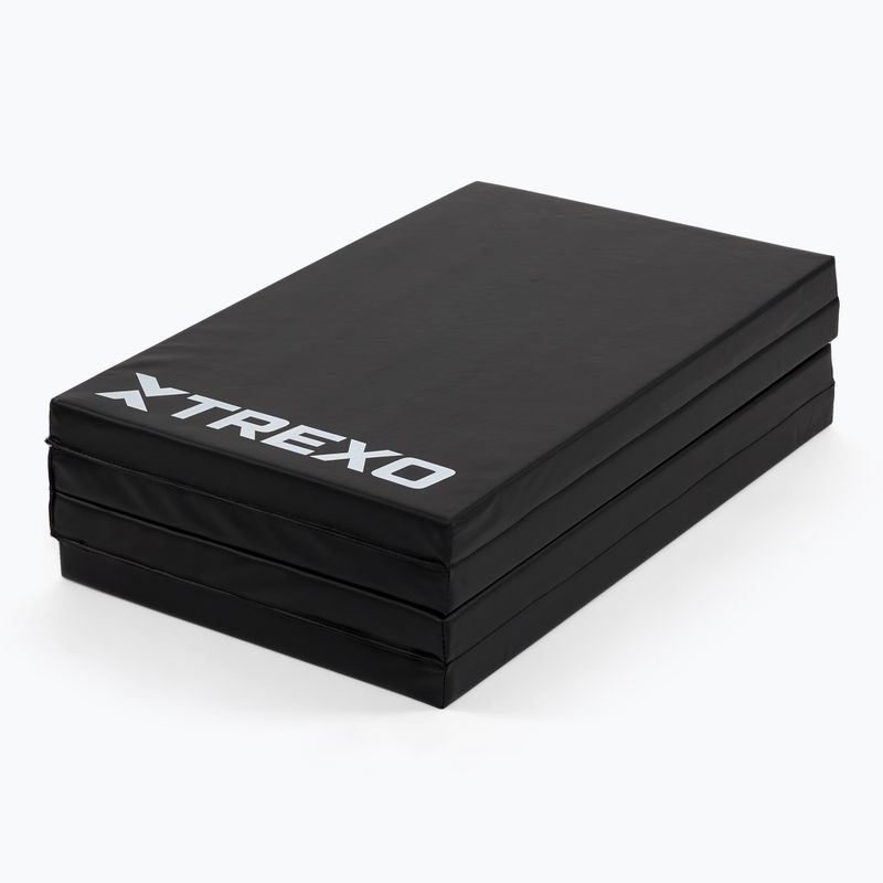 Skládací gymnastická matrace TREXO black 4