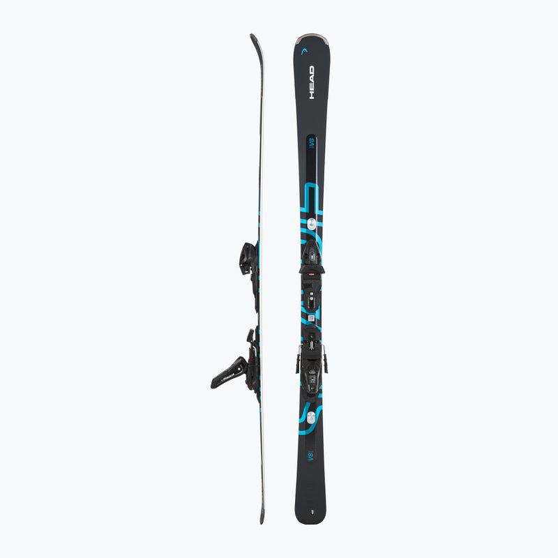 Sjezdové lyže HEAD Shape e-V8 SW AMT-PR + vázání Protector PR 11 GW anthracite/blue 2