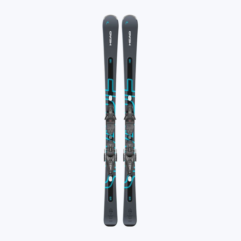 Sjezdové lyže HEAD Shape e-V8 SW AMT-PR + vázání Protector PR 11 GW anthracite/blue 8