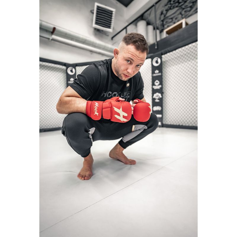 Sparringové rukavice MMA HOOK FIGHTING TX0-B4M0016 red 8