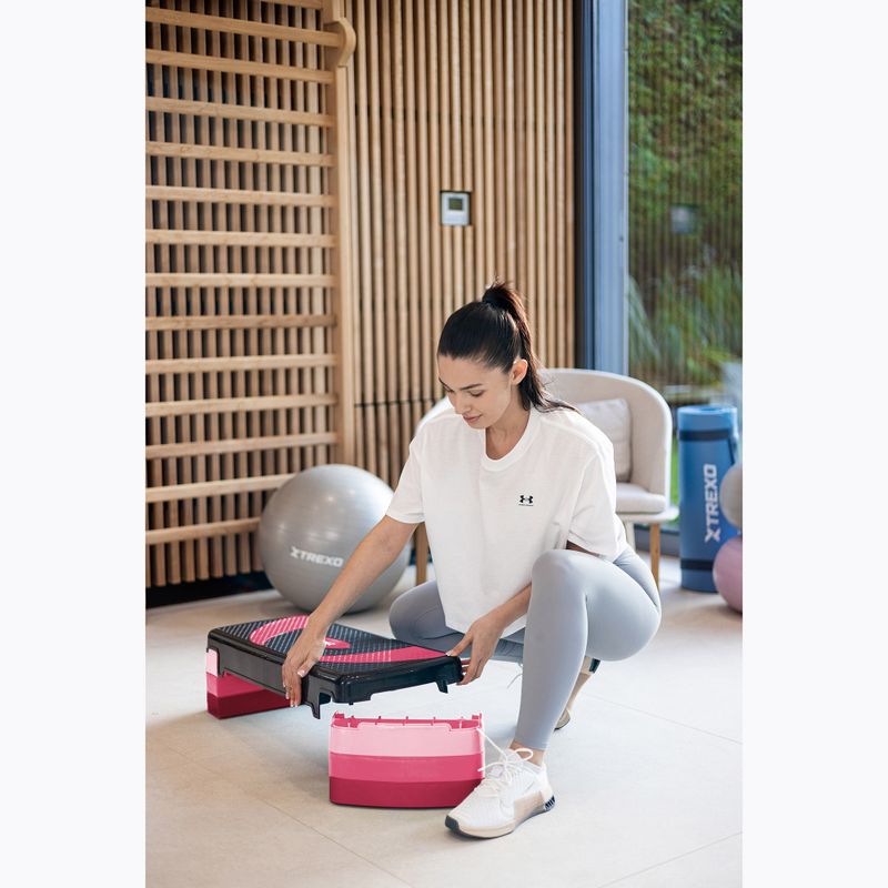 Stepper XTREXO  TXO-B4W009 růžový 4