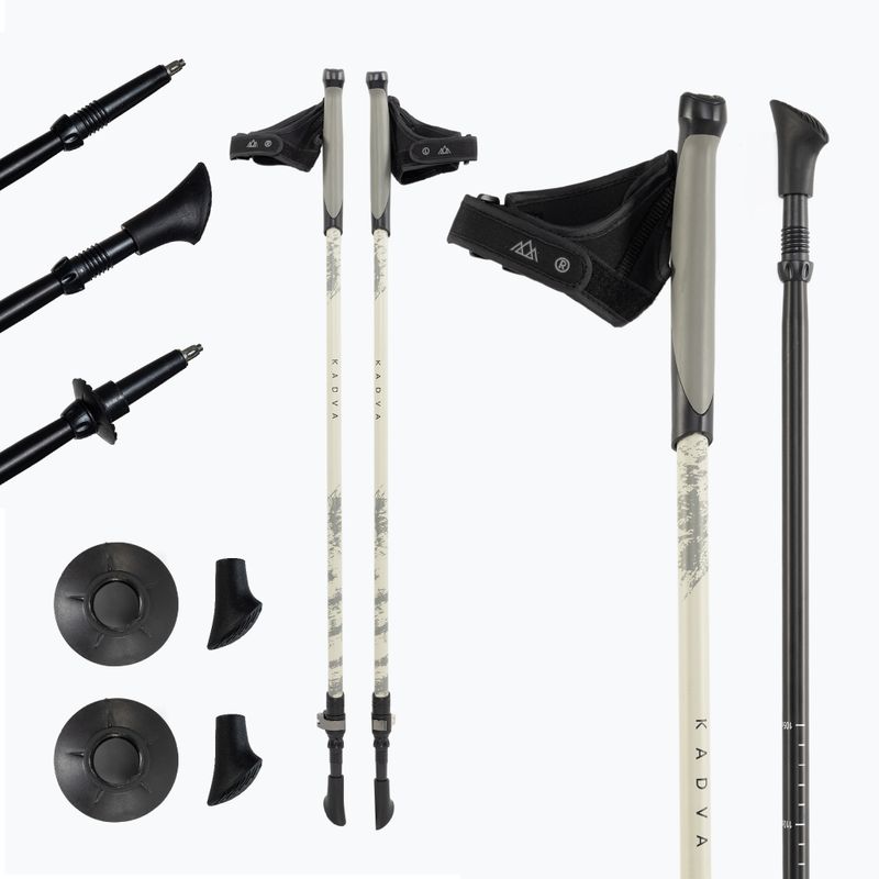 Hůlky na nordic walking KADVA Halna nastavitelné zelené