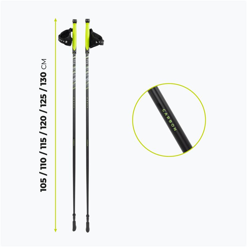 Hůlky na nordic walking KADVA Raylan karbonové šedé 2