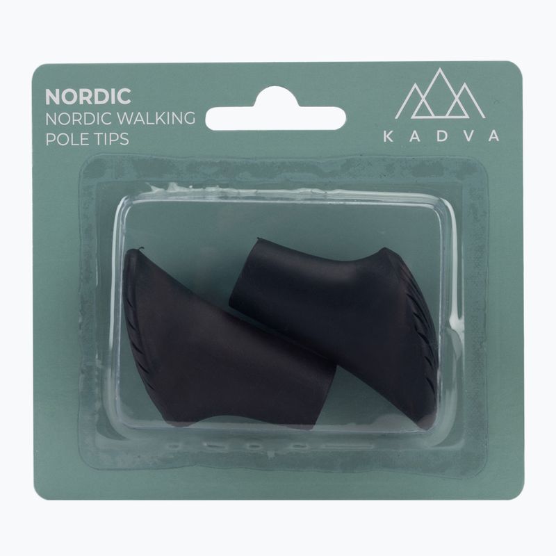 Náhradní koncovky na hole nordic walking KADVA Nordic černé 3