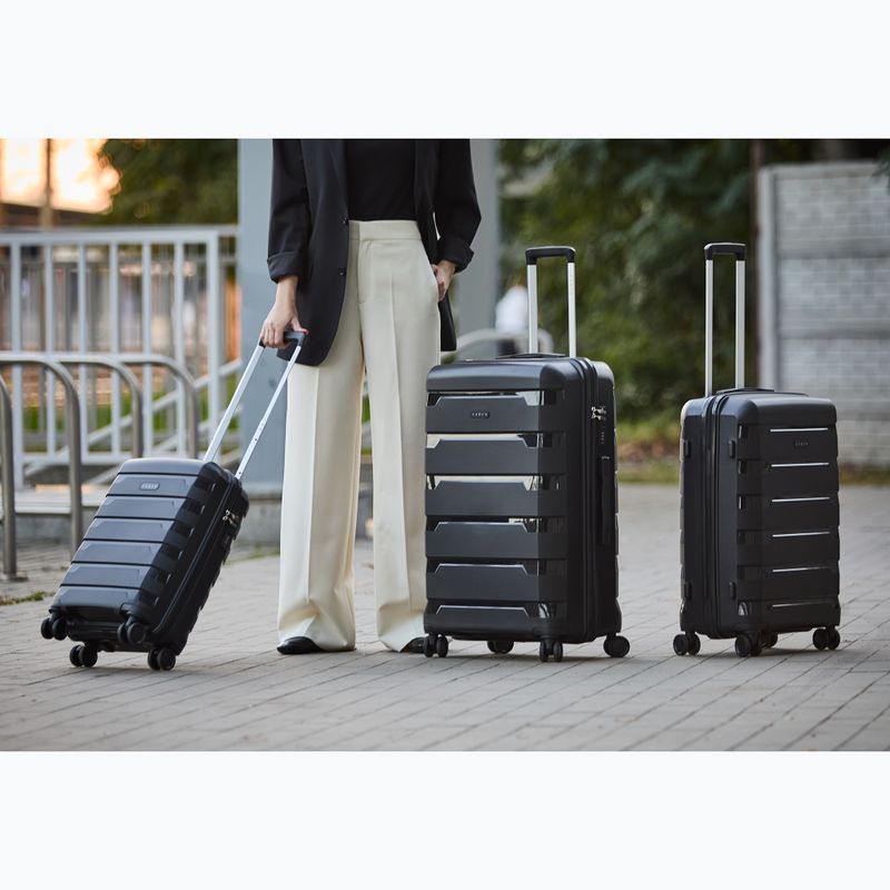 Střední cestovní kufr KADVA Cayes 75 l černý 20