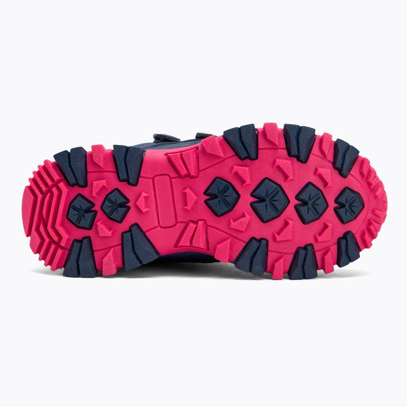 Dětské sněhule KADVA Snowey Mid WaterProof modrá/fuchsie 5