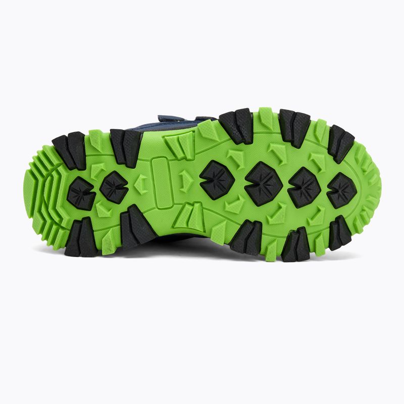 Dětské sněhule KADVA Snowey Mid WaterProof modro/zelené 5
