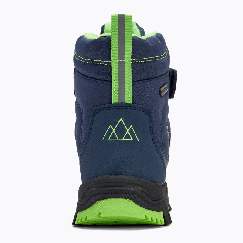 Dětské sněhule KADVA Snowey Mid WaterProof modro/zelené 7