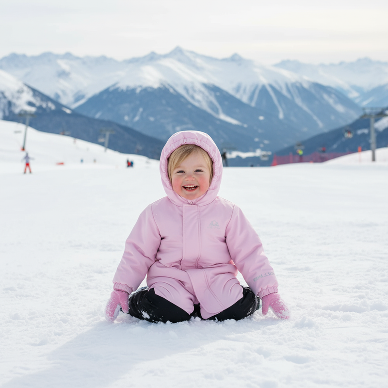 Dětská lyžařská kombinéza KADVA Kiko Jrg pink 7