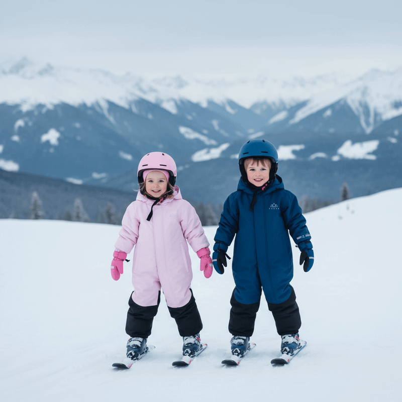 Dětská lyžařská kombinéza KADVA Kiko Jrg pink 8