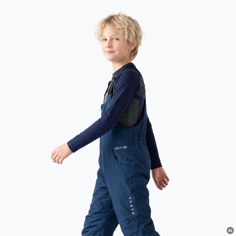 Dětské lyžařské kalhoty KADVA Skiro Pants tmavě modré 5
