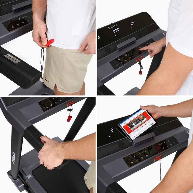 Elektrický běžecký pás XTREXO X450 black 15