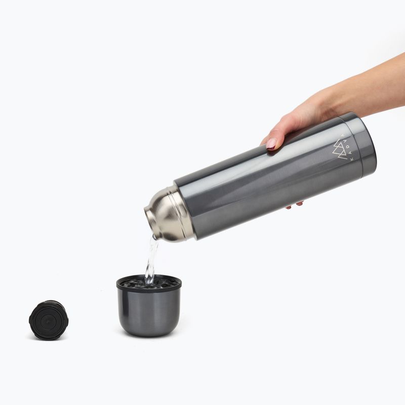 Termos KADVA Vulcan 1000 ml stříbrný 4
