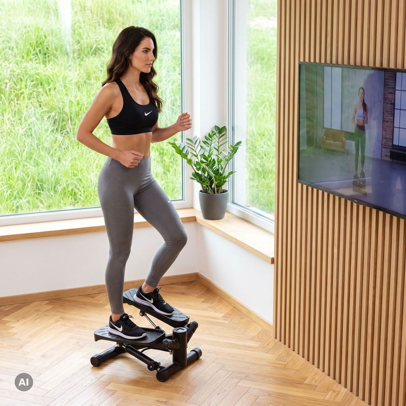 Twistový stepper XTREXO FS200 black 4