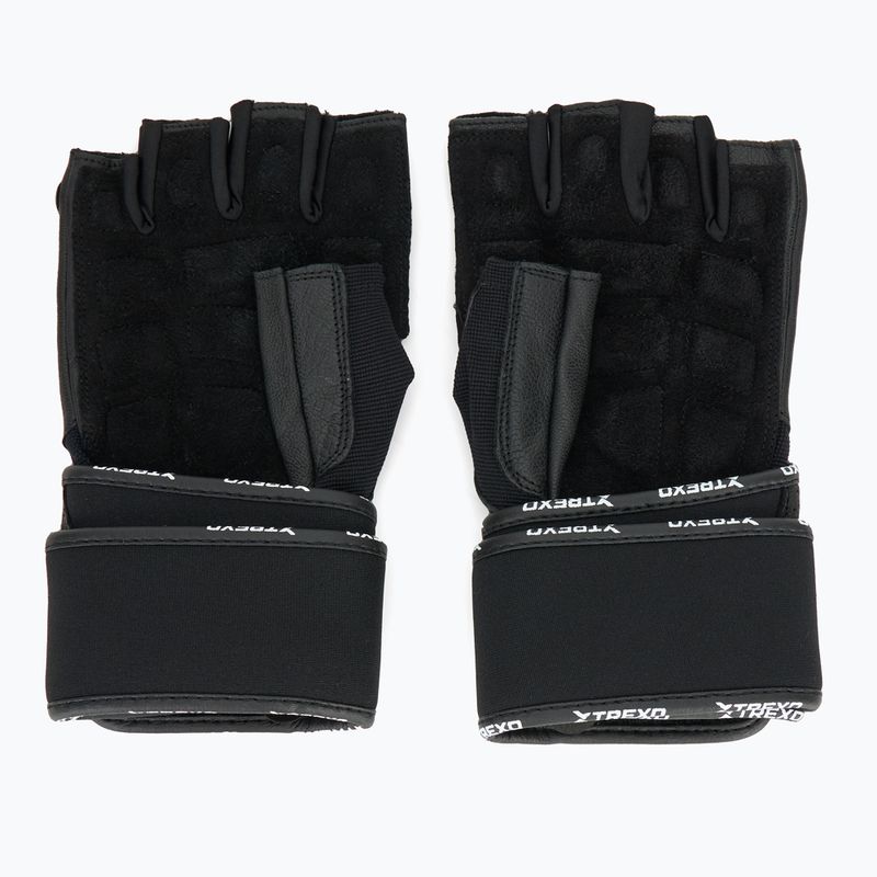 Rukavice do posilovny TREXO GymRat black 3