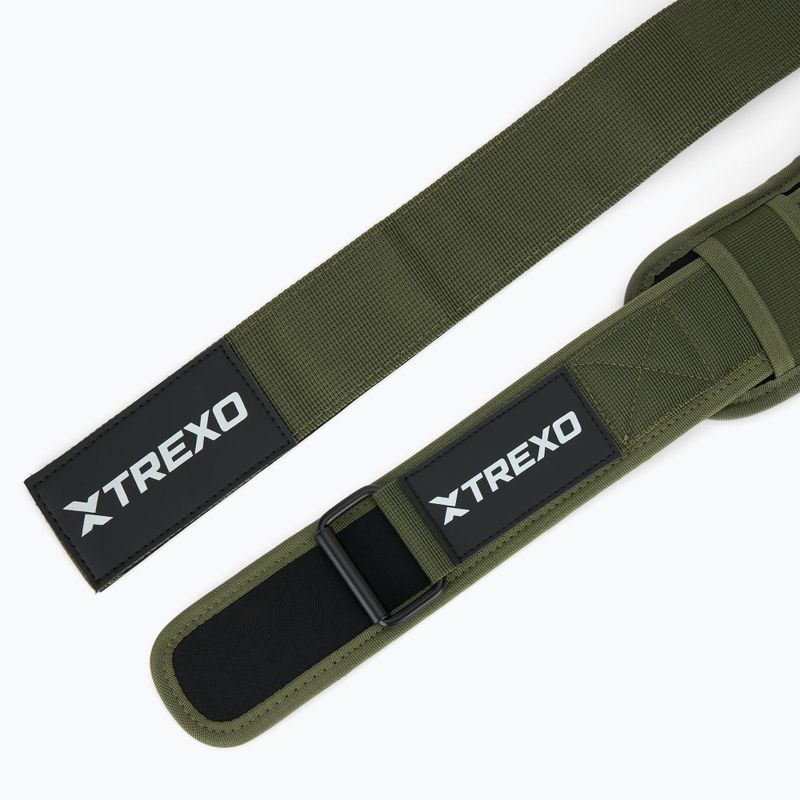 Vzpěračský pás XTREXO neoprenový green 7