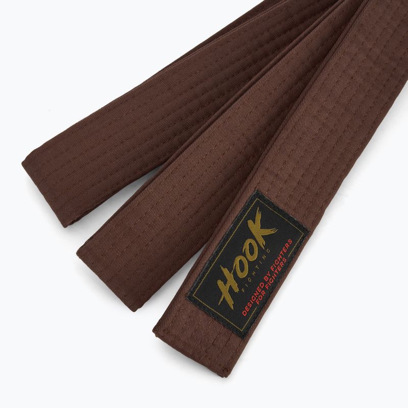 Pásek na judo/karate HOOK FIGHTING 240 cm brown 2