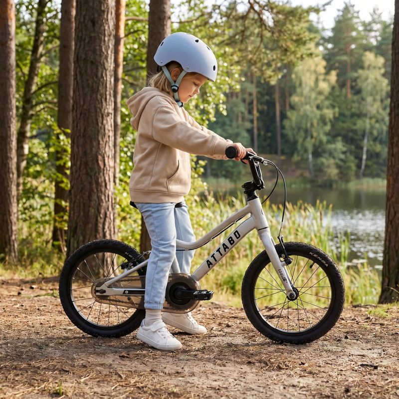 Dětské kolo ATTABO EASE 16" 7,3 kg silver 7