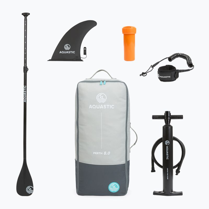 Sada nafukovací dětská deska SUP AQUASTIC Perth 8'0" allround blue 17